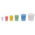 Tappo in silicone SPONGE dim.mm 12x 8x20 bianco cf.10 pz. - 24250